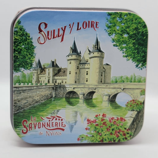 Vervain Soap in "SULLY SUR LOIRE CASTLE" Tin Box 3.5oz