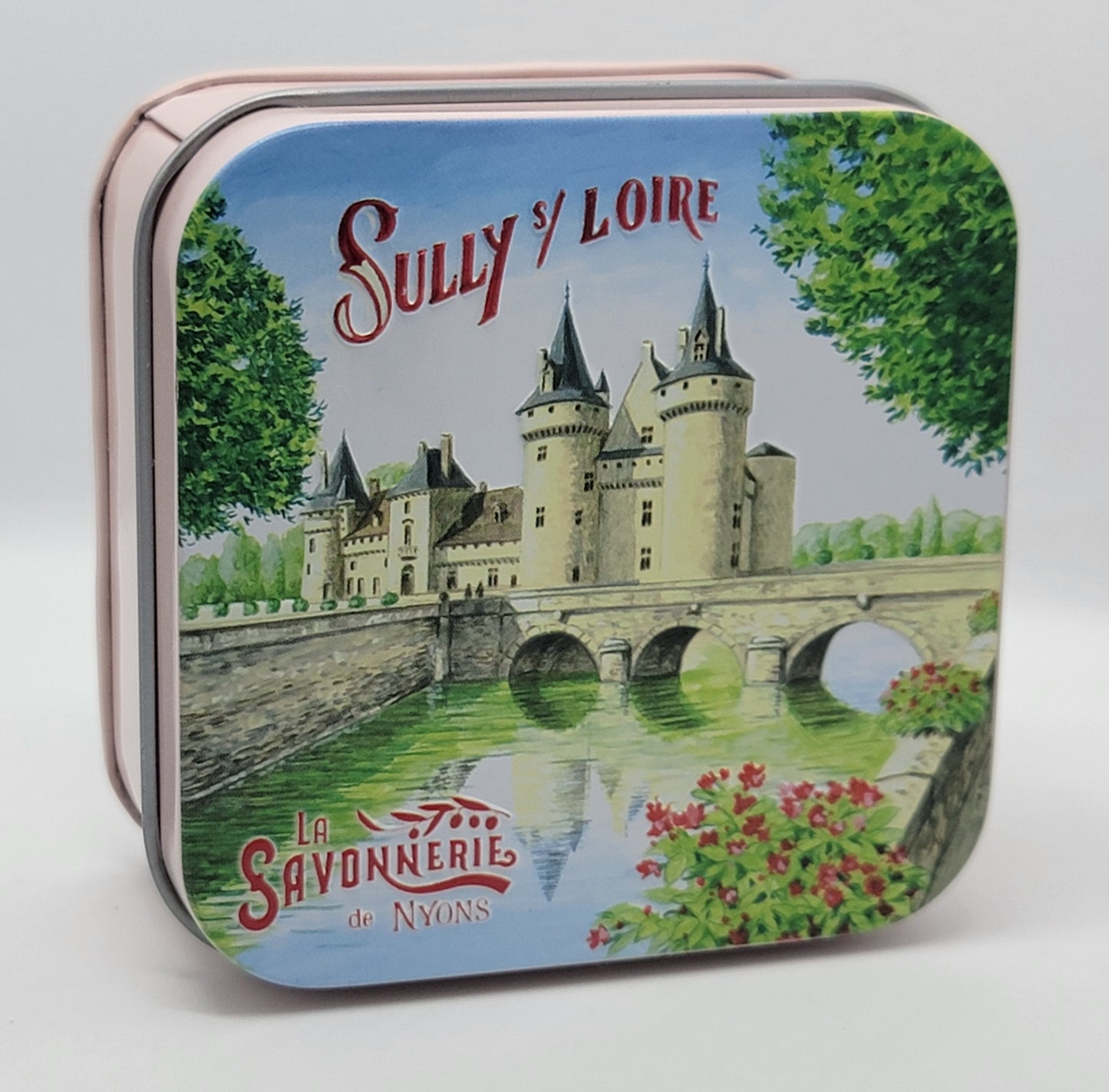 Vervain Soap in "SULLY SUR LOIRE CASTLE" Tin Box 3.5oz