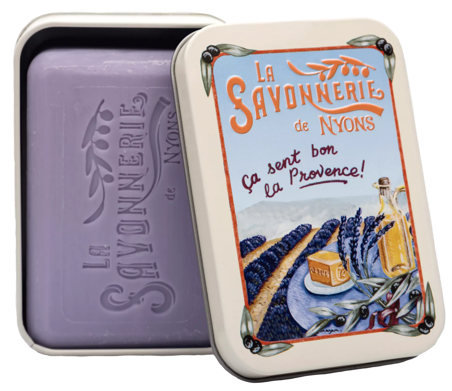 Lavender "Provençal Picnic" Soap in Tin Box 7oz
