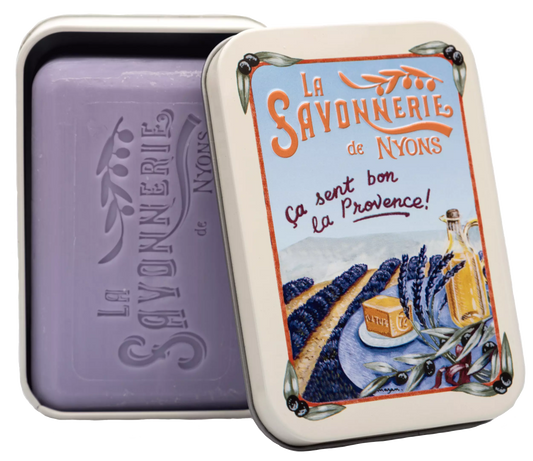 Lavender "Provençal Picnic" Soap in Tin Box 7oz