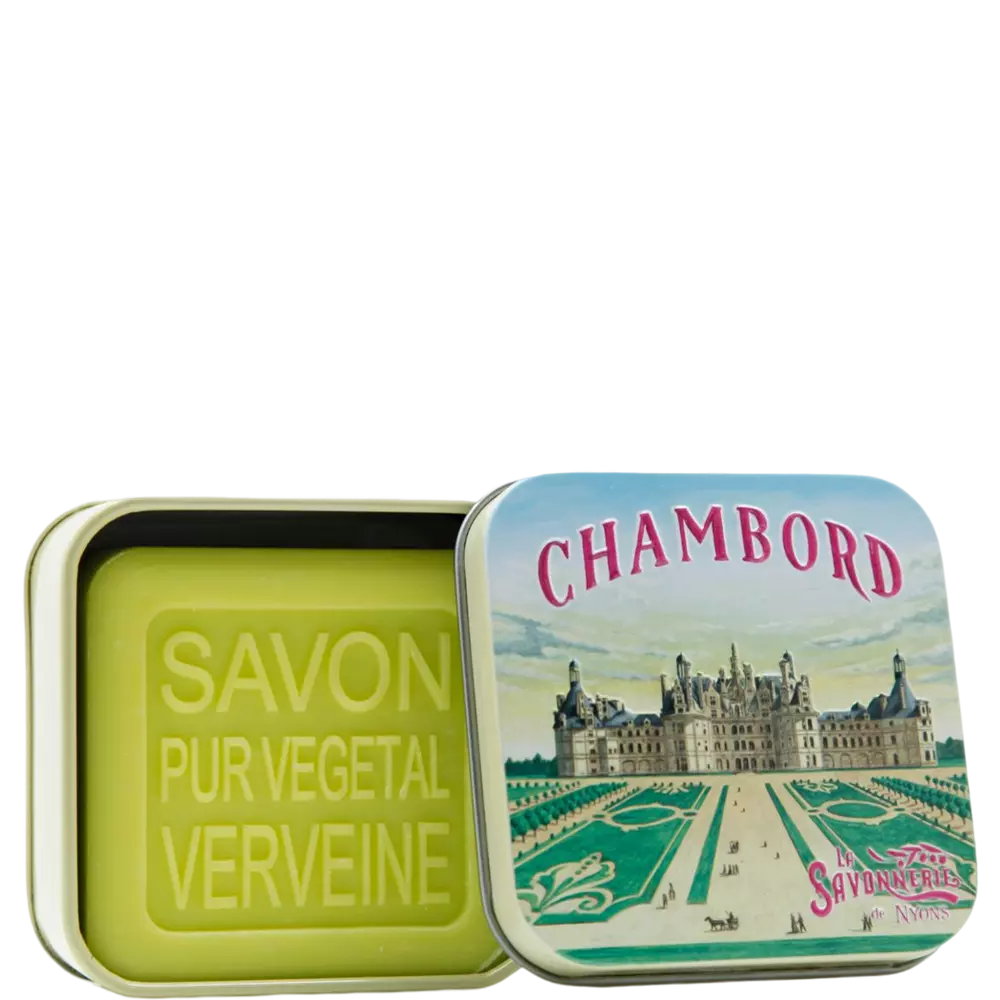 Verbena Soap in "CHAMBORD CASTLE" Tin Box 3.5 oz