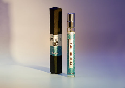 Maman Je T'aime! Mom, I Love You! Patchouli Tonka Eau de Parfum Gift Set, 10ML Spray and a Satin Ribbon Bracelet