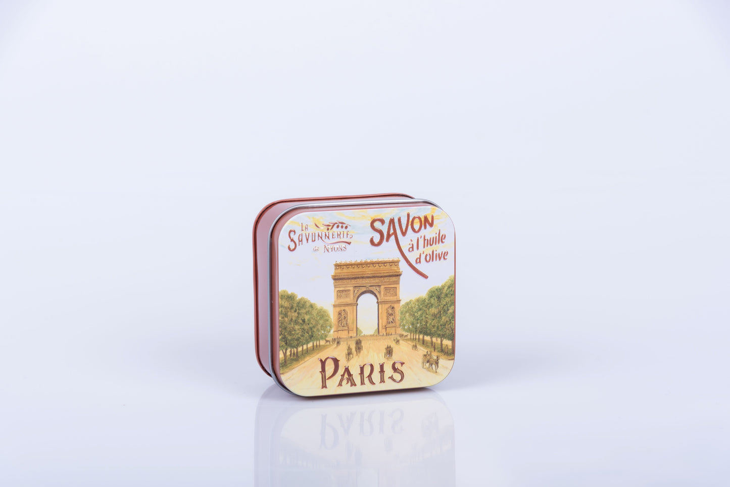May Rose Soap In ""Arc de Triomphe" Tin Box 3.5 oz