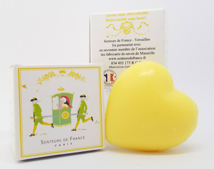 Marie-Antoinette Adorable Honeysuckle Scented Heart Soap- 25g
