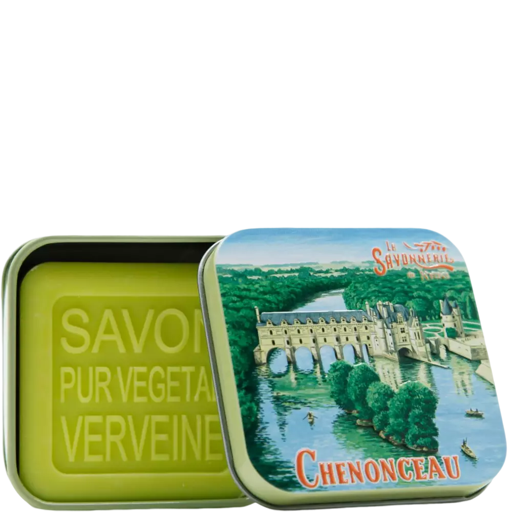 Vervain Soap in "CHENONCEAU CASTLE" Tin Box 3.5oz