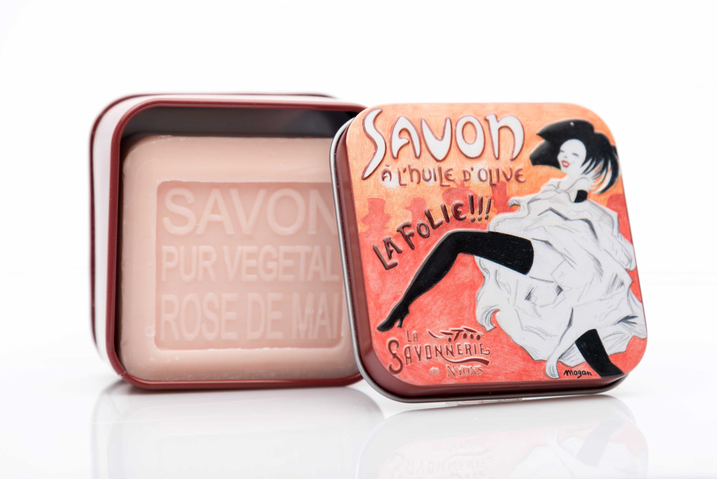 May Rose Soap in "Cabaret" Tin Box 3.5 oz